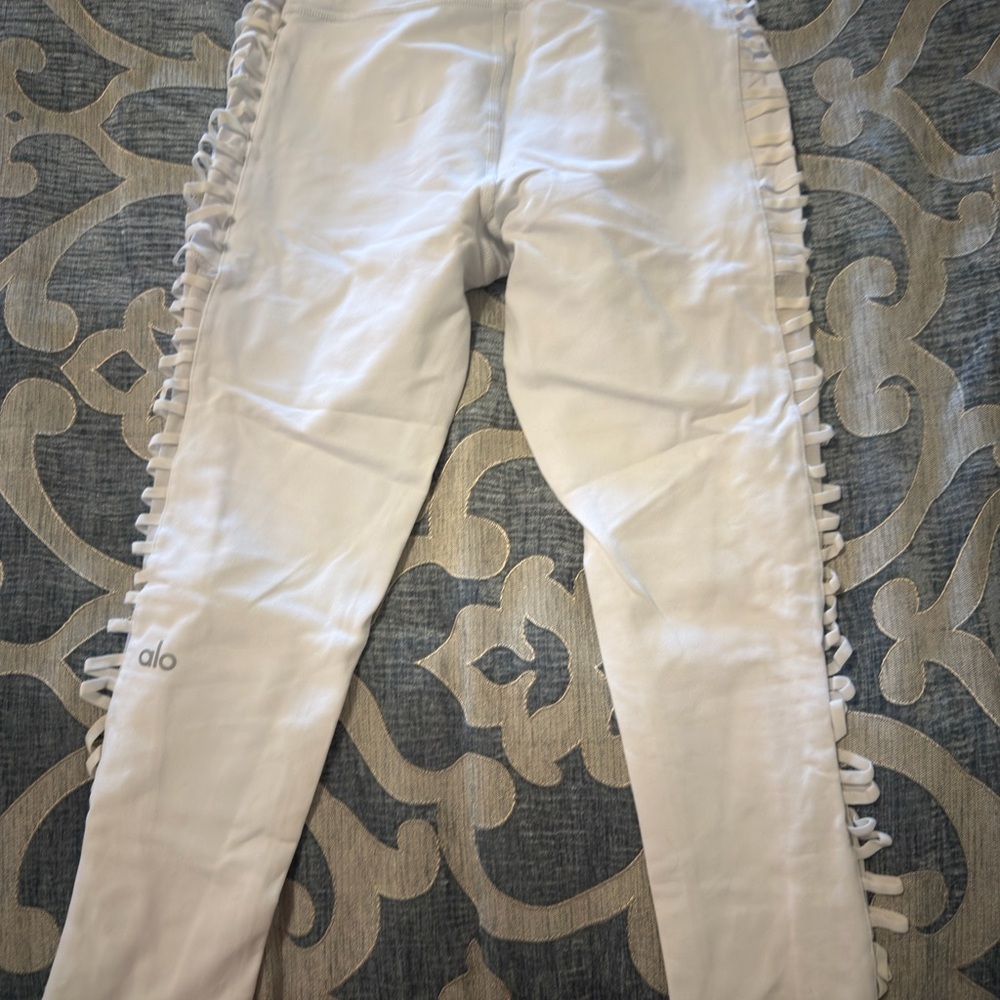 ALO Yoga White Zip-Up Jacket